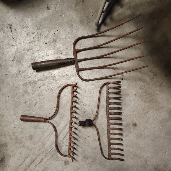 Rustic Garden Tools Set - Picture 1 of 1